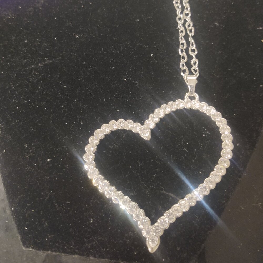 Bling Heart Necklace